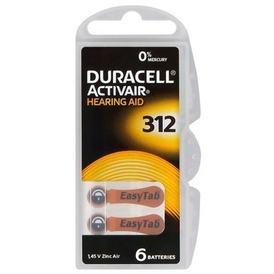 Bateria Duracell ActivAir DA312 MF (0%Hg) Bateria Duracell ActivAir DA312 MF (0%Hg)