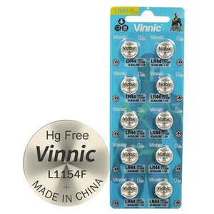Bateria Vinnic L1154 / Ag13 / A76 / LR44 Bateria Vinnic L1154 / Ag13 / A76 / LR44